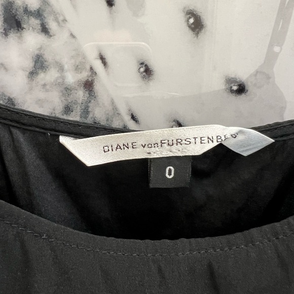 Dian von Furstenberg Silk Black Slip Dress - Picture 4 of 6